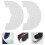 1Paar Sportieve Rubber Wit Antislip Hielpads 5