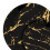 VeZee Gold Stroke 9-tommer engangstallerkener sorte 2