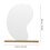 Vanity Mirror with LED Lights Floor Standing Makeup Mirror 4