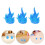 6Pcs Blue Realistic Flame Effect Miniature Fire Decor for Home Use 4