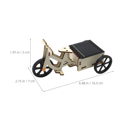 2St Gele Solar Tricycle Kit - Educatief Stem Bouwpakket 1