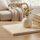2Pièces Bois Brut Massif Beige Pour Étagères Compartiments 9