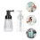 2Pcs Portable Talcum Powder Spray Bottle Easy Clean Plastic Refillable 7