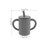 Grey Silicone Elderly Sippy Cup with Handles Spillproof Straw Mug 2
