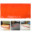 Orange Pet Colored Film for Lights Soft Diffuser Sheet for Home 5