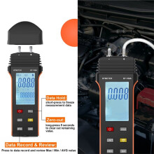BTMETER BT-189A Digital Differential Pressure Gauge, Differential Pressure, Positive and Negative Pressure, Clear Reading