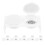 6Pièces Coupe Nettoyante Ongles Double Usage Et Blanche 1