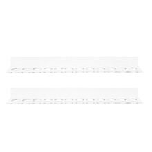 2Pcs Wall Mounted Hair Tool Organizer Acrylic Scissor Holder 12 Slots