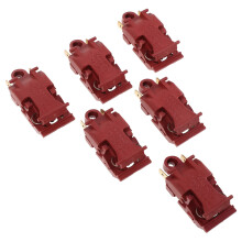 6Pcs Dark Red Electric Kettle Thermal Cutoff Switch Easy Install