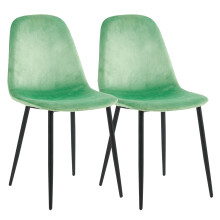 (Material[Furniture], Colour) 2 dining chairs Chairs Kitchen Fiolo