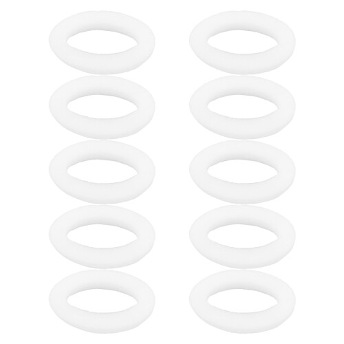 10Pcs Reusable White Sponge Ring for Packaging and Gift Box Inserts