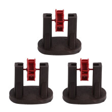 3Pcs Plastic Aquarium Water Mill Decoration with Bracket for Fish Tank