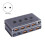 USB3.2 Switcher 4 in 4 Out Splitter 4 Computer Teilen USB Switcher for PC Laptop Keyboard EU Plug 2