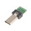 10 Stuks -USB-Connectoren voor  S2/S3 MULTI Micro-Camera Data 15-Pins USB PCB-Connector Platte Micro-USB-Stekkeradapter 8