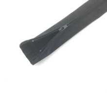 60mm Nylon Cable Management Sleeve Black, Flexible Wire Organizer Wrap 120cm for Home Office