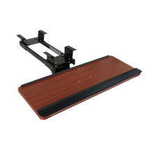 Ergonomic Adjustable Keyboard Tray Under Desk with Mouse Platform, Tilt and Height Control, 65/75CM