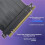 PCIe 5.0 X16 Riser Cable for  H1 270Reverse Right Angle Silver Plated Cable GEN 5/4 64GB/S GPU Extension Cable 20CM 5