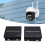 USB 3.2 Extender over Ethernet, 4 Port USB 3.2 Gen 1 Extender Kit with Transmitter Receiver, for PC Webcam Camera EU 6
