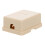 10Pièces Module Prise Téléphone 6p4c Rj11 Beige Port Simple Surface 10