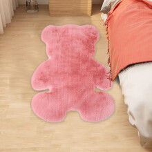 Tapis de Noël en imitation laine peluche (1 pièce)