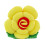 Yellow Rose Plush Pillow 30x30cm Short Plush 1