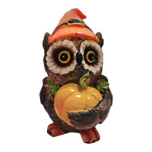 figurine animale en résine pour décoration de jardin citrouille
