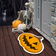 Halloween gulvmåtte vandabsorberende skridsikker 60x90cm