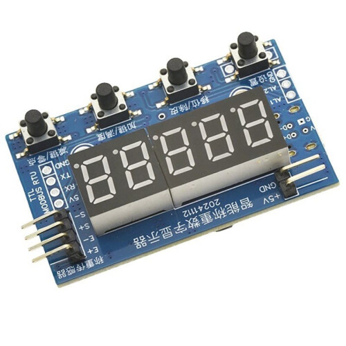 HX711 Load Cell AD Weight Pressure Sensor AD Module Display 24-Bit Weighing Instrument Electronic Scale Type-C 5V 2