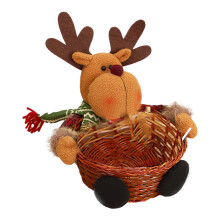 Cesta de Natal para guardar doces, decoração natalina (1 peça)