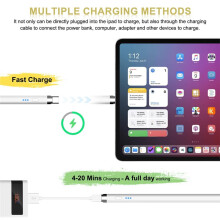 Pencil for 2025-2018: USB C Fast Charging Suitable for IOS Devices, for Tablets, Smartphones