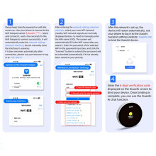 Placa de Desenvolvimento ESP32-S3 com Tela Sensível Ao Toque Redonda de 1,85 Polegadas, Suporte para Interação Por Voz com IA XiaoZhi, Wi-Fi 2.4G e