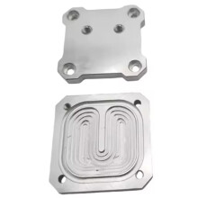 42 Płyta Chłodząca Silnik Krokowy, Aluminiowa, Obrabiana CNC, Chłodnica Wodna do Silników Drukarek 3D