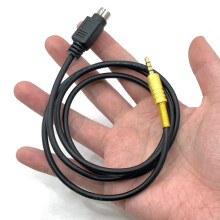 Radio-Audio PTT-Adapterkabel DIN 6 Naar 3,5 mm, Aansluitkabel voor Radiogeluidskaart voor FT-891/857/817/991/450D
