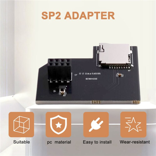 For NGC SD2SP2 PRO GameCube Game Console  SP2 Adapter for SDL Micro /TF Card Reader SD2SP2 for Micro  Card Adapter 2