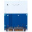 Slim Type  PCI-E MSATA SSD Till 2,5"  3.0 22-Pins Hårddiskadapter Hårddisk PCBA 4