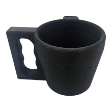 Portavasos para Helado con Ranura para Cuchara - Agarre Cómodo con Textura Suave - Colores Vibrantes - Mango Ergonómico Cómodo B