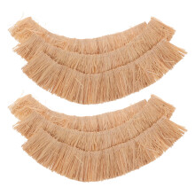 6St Synthetische Rietdakmat Beige Voor Doe- - Mini Modelhuizen