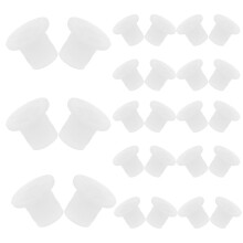 30Pcs White Plastic Perfume Bottle Stoppers for DIY Reed Diffusers
