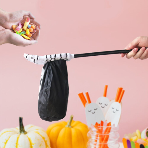 Fankiway Halloween palmeskelet slikpose 2 stk. 2