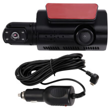 3,0-Zoll-Dashcam für Autos, 1080P, 2 Objektive, Frontkamera, DVR-Videorecorder, , Innenkamera für Fahrzeug-Nachtsicht, A