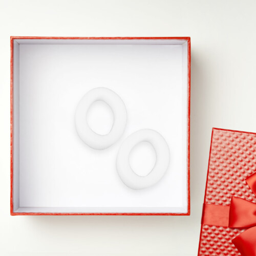 10Pcs Reusable White Sponge Ring for Packaging and Gift Box Inserts 2