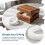 10Pcs Reusable White Sponge Ring for Packaging and Gift Box Inserts 5