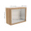 Khaki Mdf Acrylic Deep Shadow Box Frame for Specimen Preservation 2