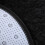 Black artificial living room rug 5x8 feet 5