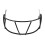 Black Steel Wire Softball Face Mask Visor for 5