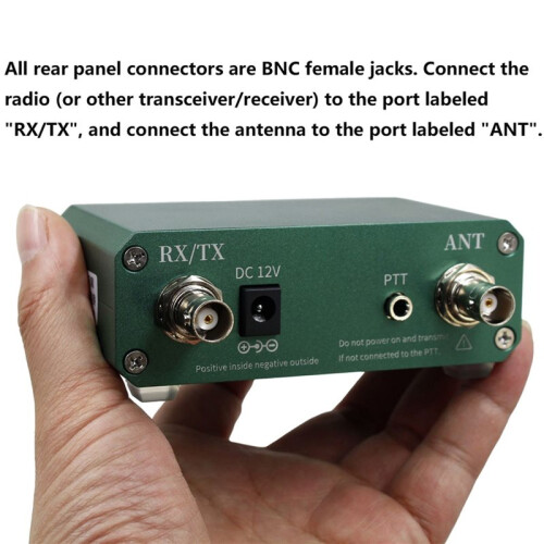 Shortwave Tuned Filter Amplifier with Transmit and Pass Modes, Frequency Coverage 3-30MHz, Adjustable Gain 0-30dB 2