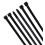 100 Pack 150mm Self Locking Nylon Cable Ties for Wire Management – Durable Black Zip Ties 3