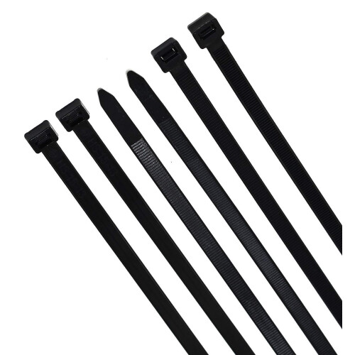 100 Pack 150mm Self Locking Nylon Cable Ties for Wire Management – Durable Black Zip Ties 2