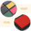 6Pcs Soft Sponge Ink Pads for Rubber Stamps and Creative Crafting 5