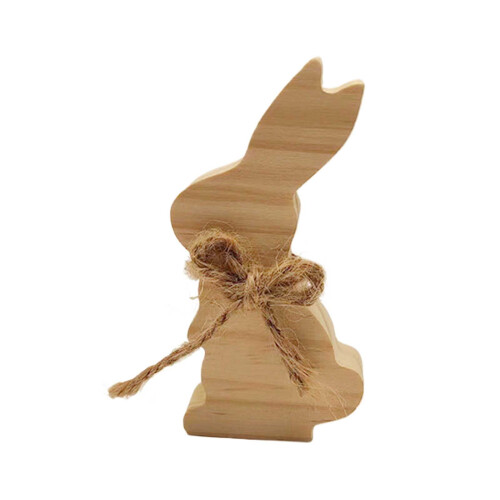 Panneau en bois Lapin de Pâques Style Ferme 1 pièce 1